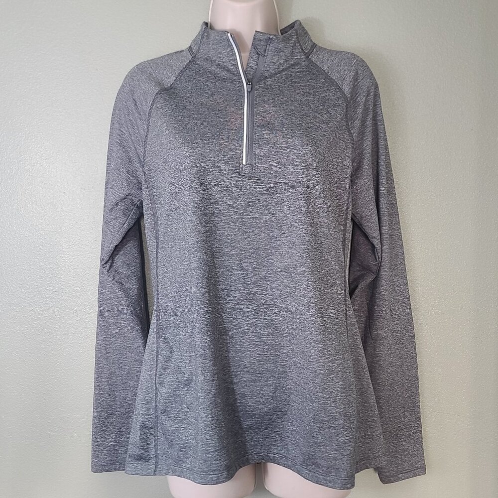 NWoT Old Navy Activewear Grey Zip Athletic Top
